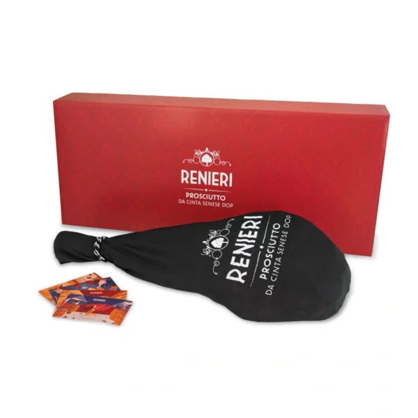 Prosciutto da “Cinta Senese DOP” RENIERI MAESTÀ con confezione completa