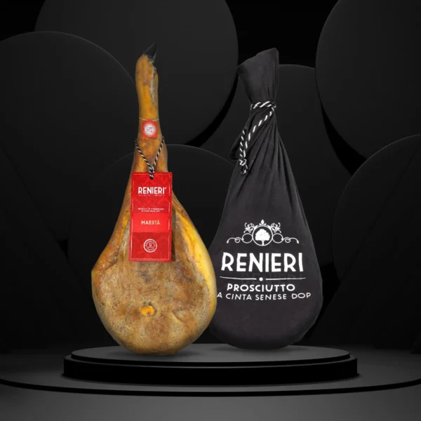 Prosciutto da "Cinta Senese DOP" 36 mesi MAESTA' - immagine 2