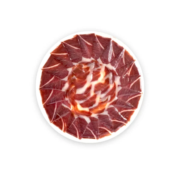 piatto di Prosciutto di Cinta Senese tagliato a mano