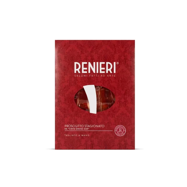 Prosciutto di Cinta Senese Renieri Salumi affettato 80 gr
