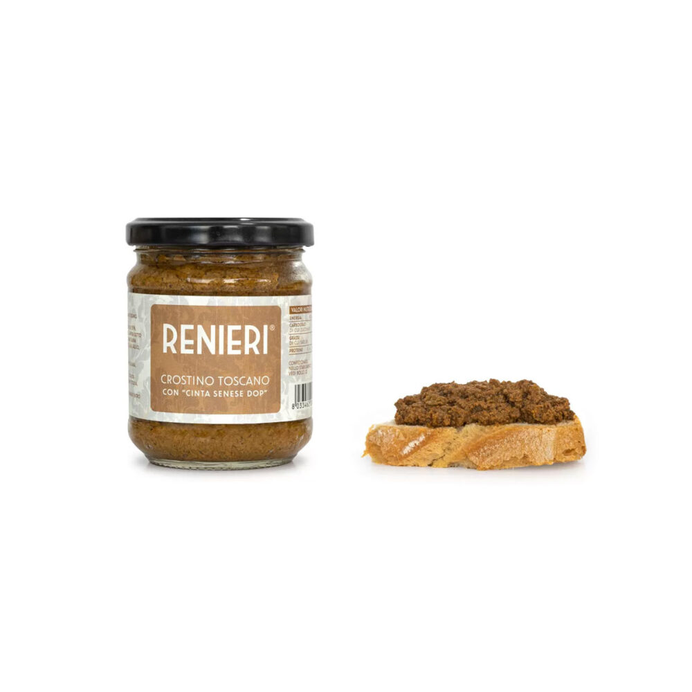 salsa per crostino toscano con Cinta Senese Renieri