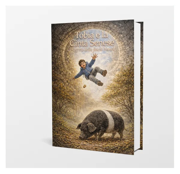 libro "TOBIA E LA CINTA SENESE" Il segreto della fascia bianca